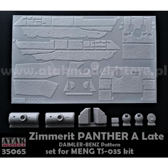1/35 Panther A Late Daimler-Benz Pattern Zimmerit set for Meng #TS035 kits