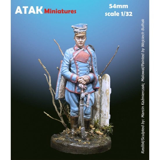 54mm Scale WWI Belina Uhlans Officer 1915