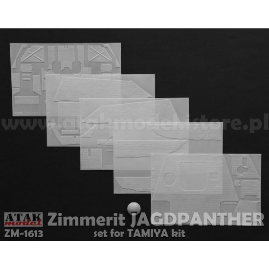 1/16 Jagdpanther Zimmerit set for Tamiya kits