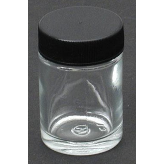 3/4oz/22ml Glass Paint Jar with Cover