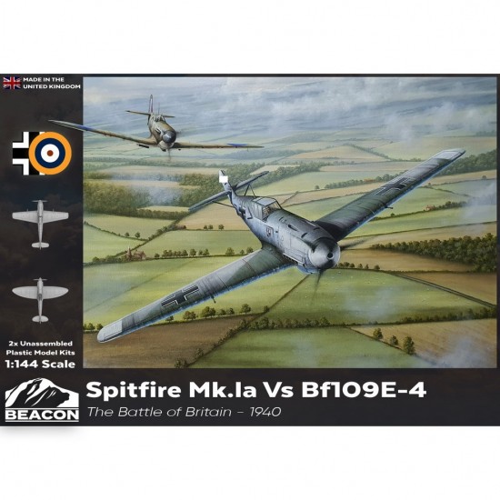 1/144 Supermarine Spitfire Mk.I vs Messerschmitt Bf109E