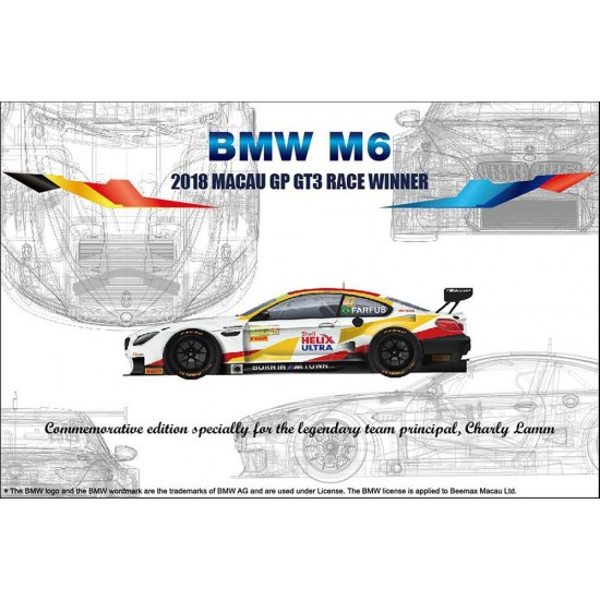 [Nunu] 1/24 BMW M6 GT3 Special Edition #3 Goodbye Charly Team Schnitzer