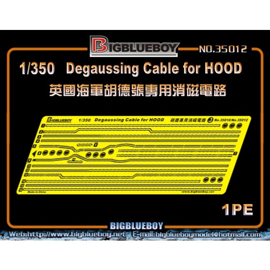 1/350 British Navy Hood Degaussing Cable 