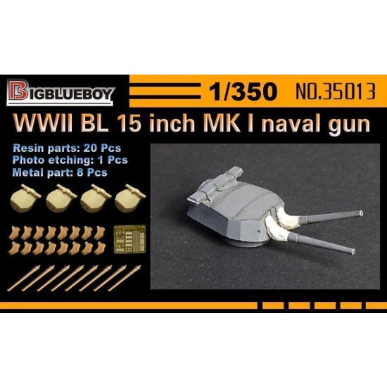 1/350 WWII BL 15inch MK I Naval Main Gun