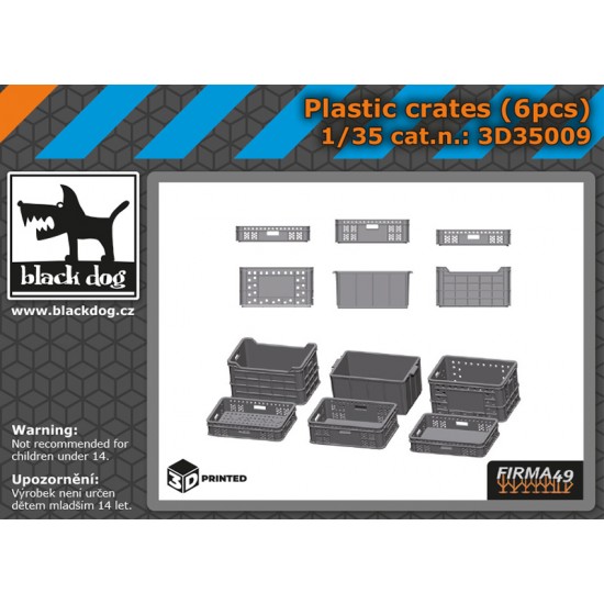 1/35 Plastic Crates (6pcs)