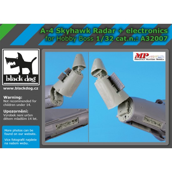 1/32 Douglas A-4 Skyhawk Radar & Electronic for HobbyBoss kits