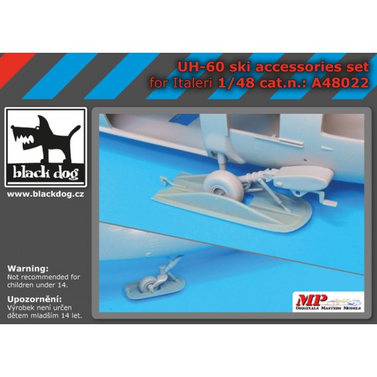 1/48 UH-60 Ski Accessories Set for Italeri kits