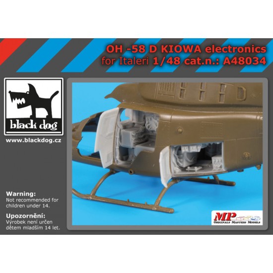 1/48 OH-58 D Kiowa Electronic for Italeri kits