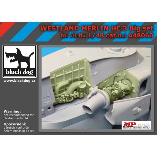 1/48 Westland Merlin HC 3 Big Set for Airfix kits