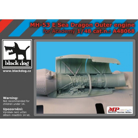 1/48 MH-53 E Dragon Outer Engine for Academy kits