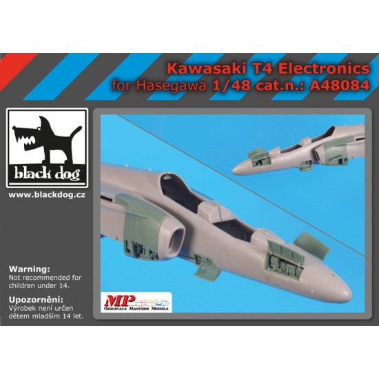 1/48 Kawasaki T-4 Electronics for Hasegawa kits