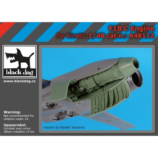 1/48 F-18 C Hornet Engine for Kinetic kits
