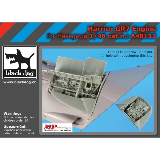 1/48 Harrier Gr 7 Engine Detail Set for Hasegawa kits