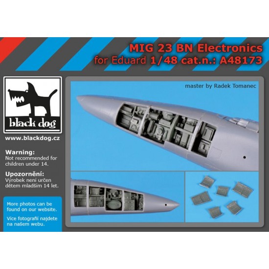 1/48 Mikoyan-Gurevich MiG-23 BN Electronic for Eduard kits
