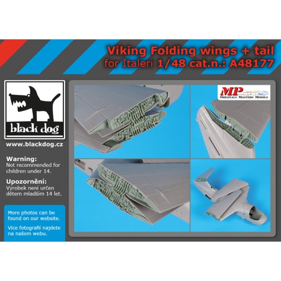 1/48 Lockheed S-3 Viking Folding Wings & Tail for Italeri kits