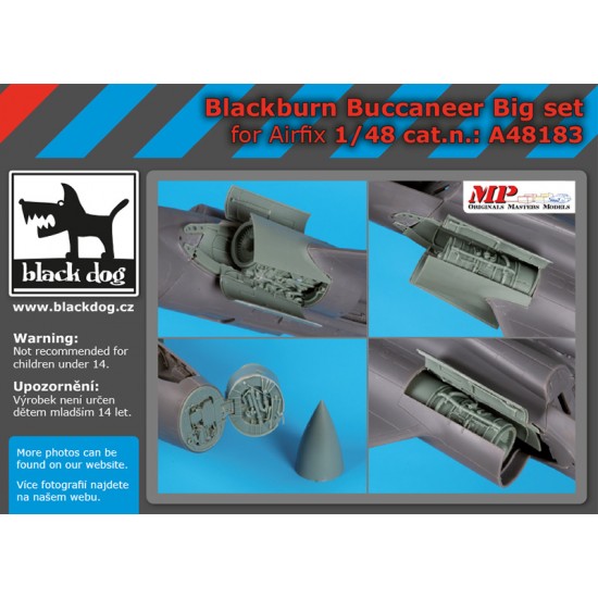 1/48 Blackburn Buccaneer Super Detail Set for Airfix kits