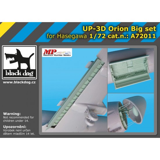 1/72 UP-3D Orion Big Detail Set for Hasegawa kits