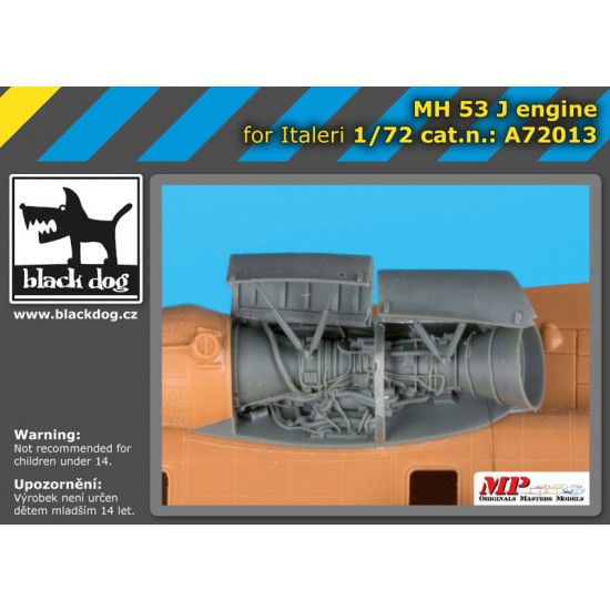1/72 MH-53J Engine for Italeri kits