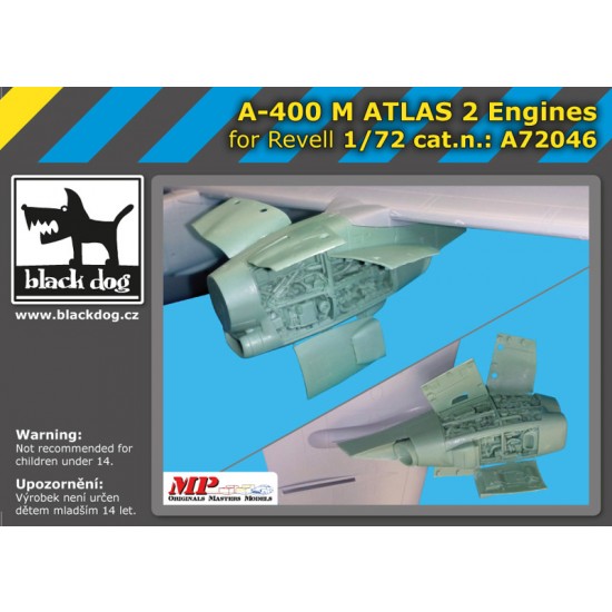 1/72 Airbus A-400 M Atlas 2 Engines for Revell kits