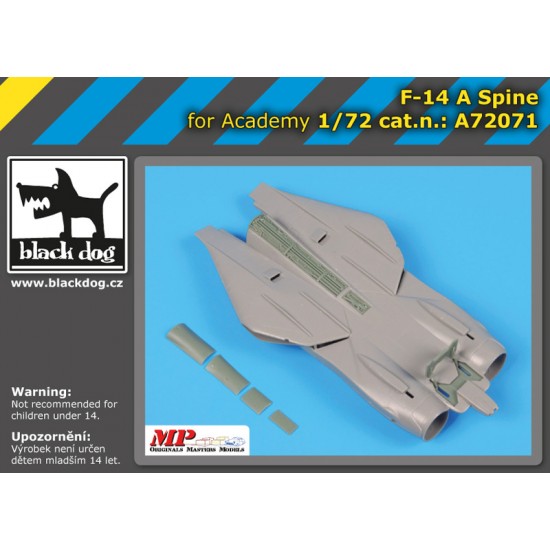1/72 Grumman F-14 A Tomcat Spine for Academy kits