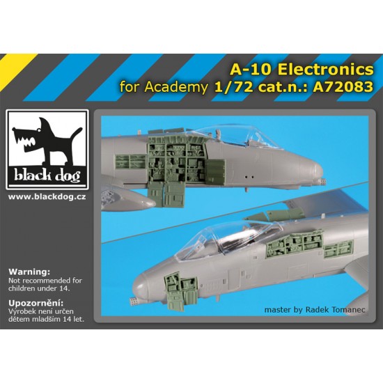 1/72 Fairchild Republic A-10 Thunderbolt II Electronics for Academy kits