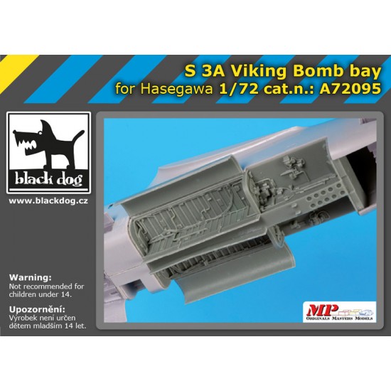 1/72 Lockheed S-3 A Viking Bomb Bay for Hasegawa kits
