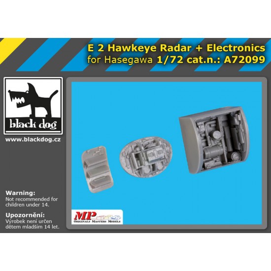1/72 Northrop Grumman E-2 Hawkeye Radar & Electronics for Hasegawa kits