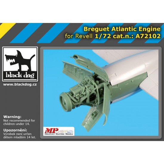 1/72 Breguet Br.1150 Atlantic Engine for Revell kits