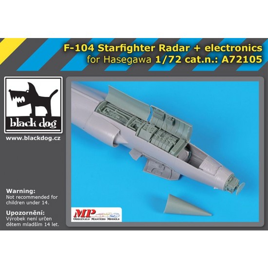 1/72 Lockheed F-104 Starfighter Radar & Electronics for Hasegawa kits