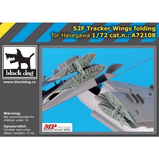 1/72 Grumman S2F Tracker Wings Folding for Hasegawa kits