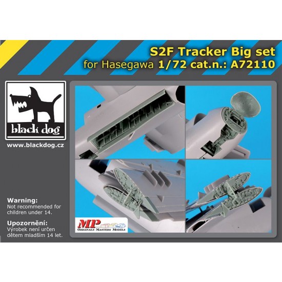 1/72 Grumman S2F Tracker Super Detail Set for Hasegawa kits