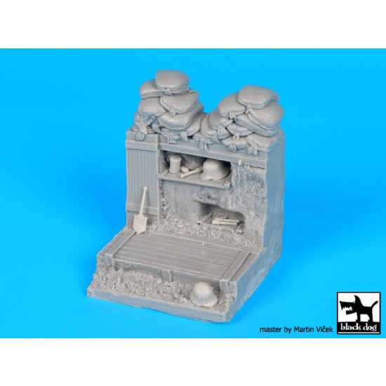 1/35 WWI Trench Section Diorama Base No.2 (50mm x 50mm)