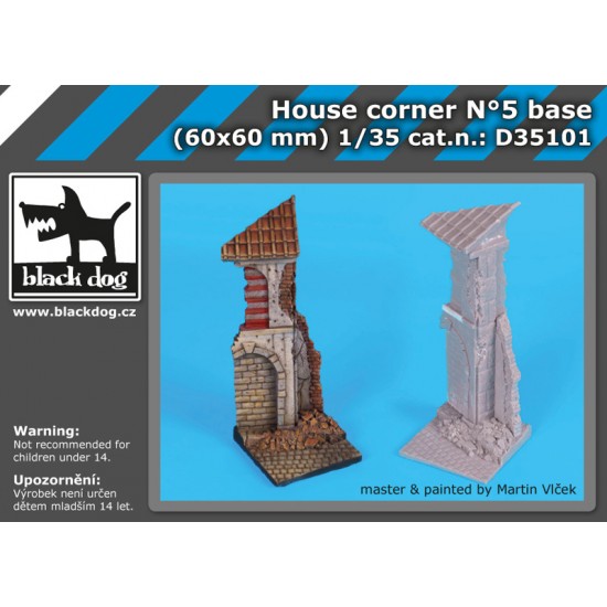 1/35 House Corner Vol.5 Base (60 x 60mm)