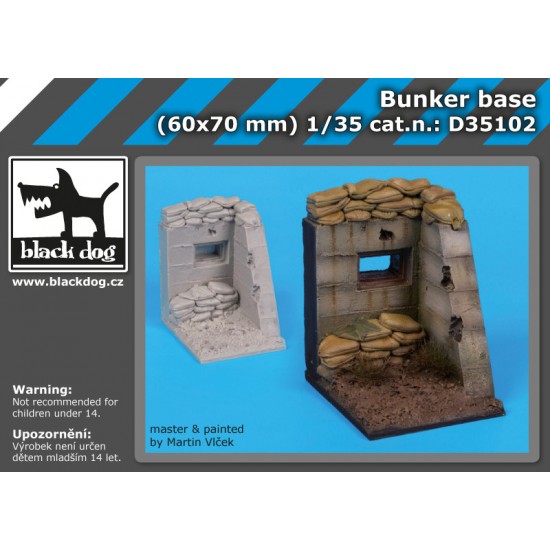 1/35 Bunker Base (60 x 70mm)