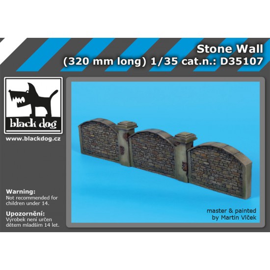 1/35 Stone Wall (length: 320mm)