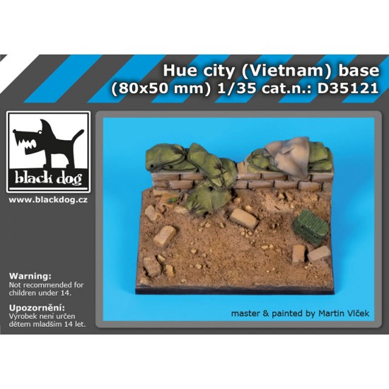1/35 Hue City (Vietnam) Base (80 x 50mm)