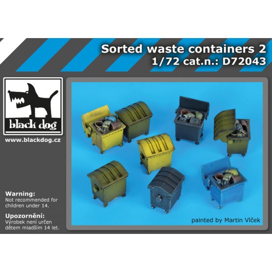 1/72 Sorted Waste Containers Vol.2
