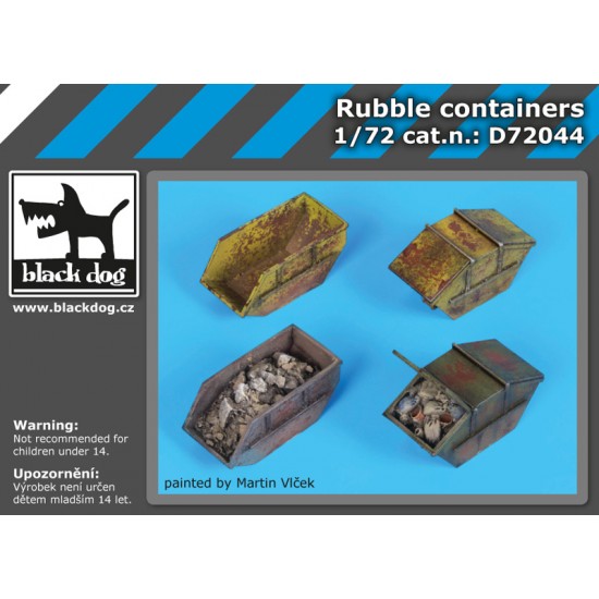 1/72 Rubble Containers
