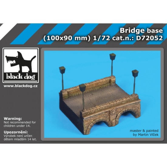 1/72 Bridge Base (100 x 90mm)
