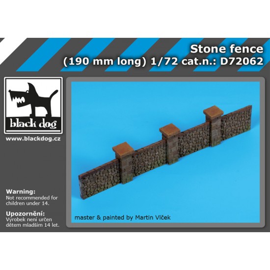 1/72 Stone Fence (length: 190mm)