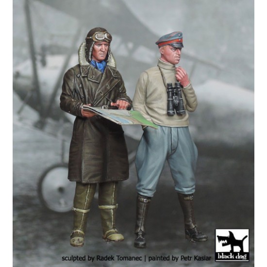1/32 German Fighter Pilots Set 1914-1918 (2 figures)