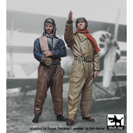 1/32 German Fighter Pilots Set 1914-1918 No.2 (2 Figures)