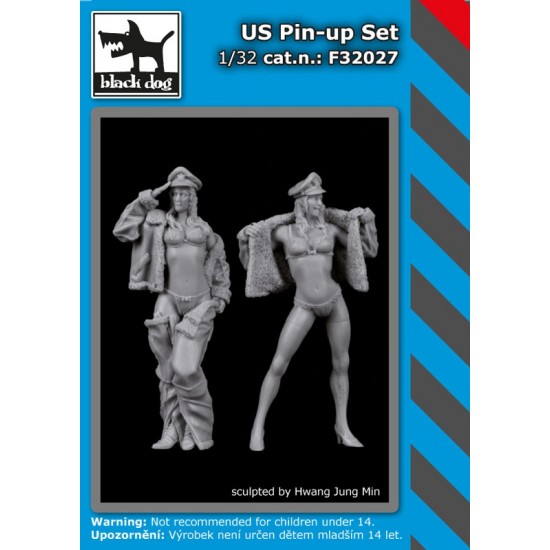 1/32 US Pin-up Sexy Ladies Set (2 figures)