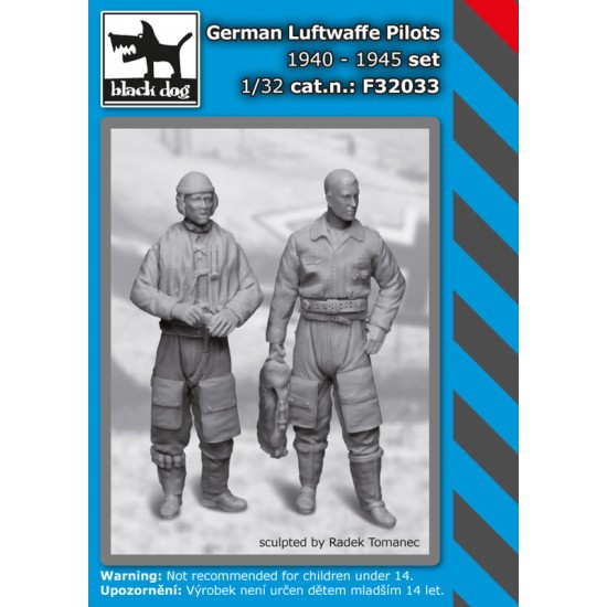 1/32 German Luftwaffe Pilots Set 1940-45
