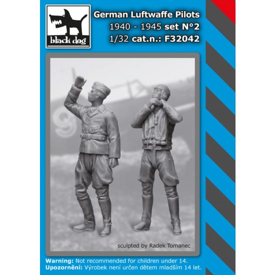 1/32 German Luftwaffe Pilots Set Vol.2 1940-45 (2 figures)