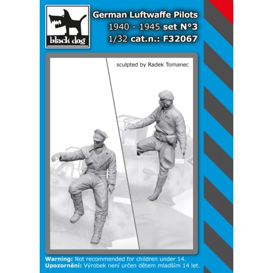 1/32 German Luftwaffe Pilots Set Vol.3 (2 figures)