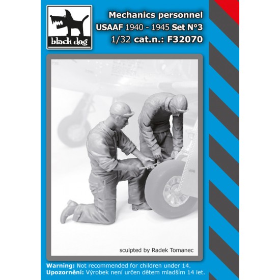 1/32 USAAF Mechanics Personnel 1940-45 Set Vol. 3 (2 figures)