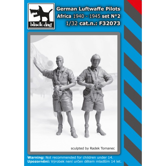 1/32 German Luftwaffe Pilots Africa Vol. 2 (2 figures)
