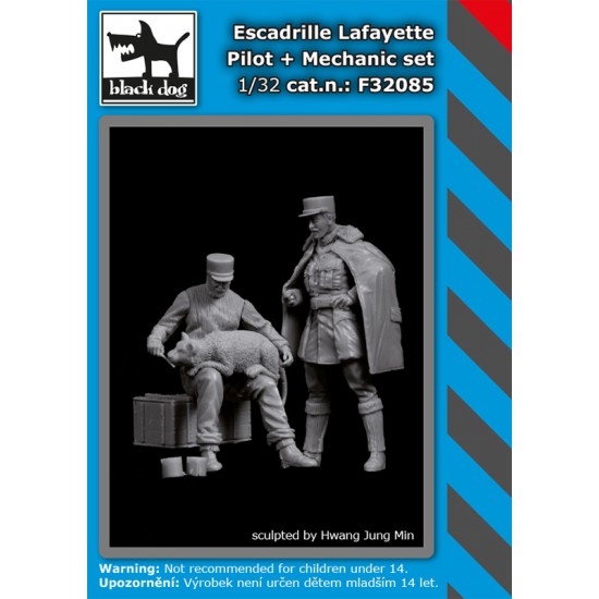 1/32 Escadrille Lafayete Pilot & Mechanic Set (2 figures)