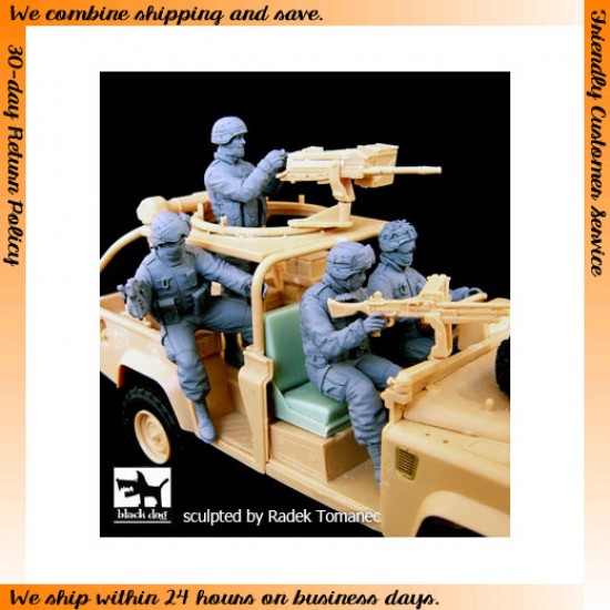 1/35 US Team RSOV in Afghanistan (4 figures) (#BD-F35061) - BNA Model World